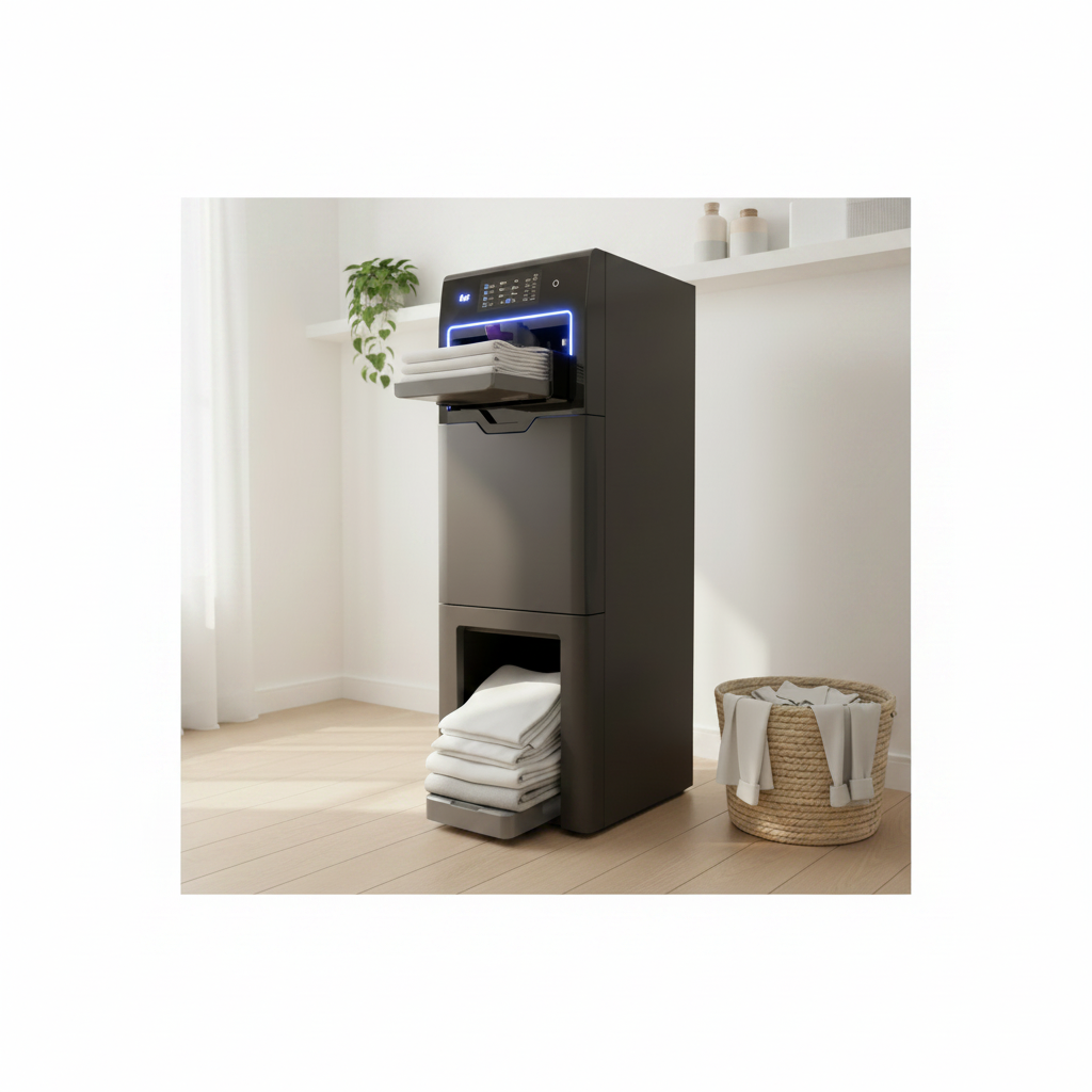 Foldimate Automatic Folding Machine For Laundry Twenty To Twenty Five Kg Capacity Cold Water Cleaning
