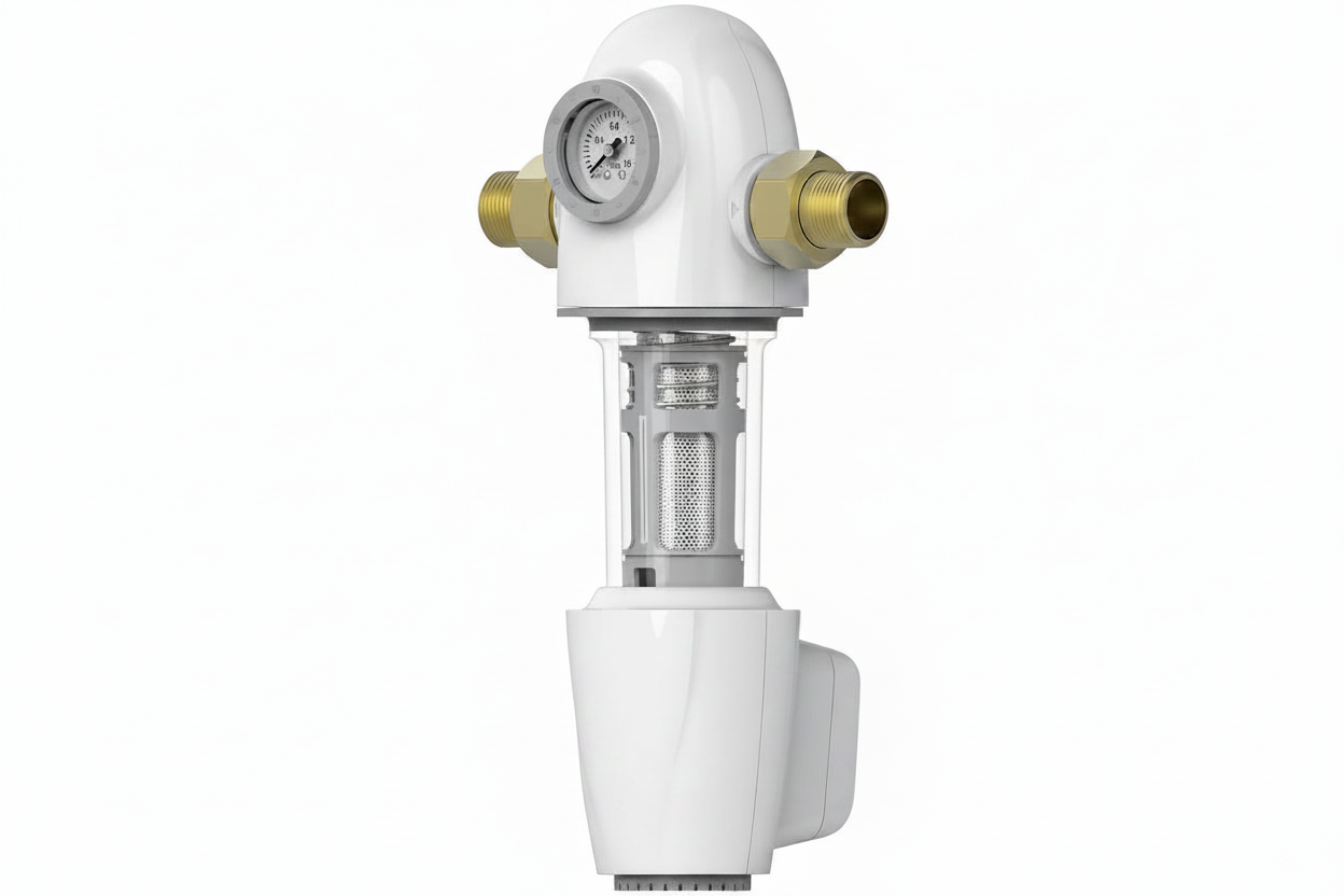 Automatic Flushing Backwash Prefilter Spin Down Sediment Water Filter House Purifier System