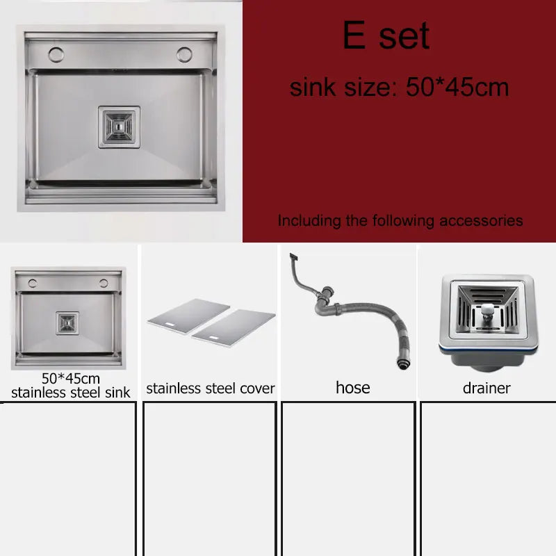 Black Stainless Steel Kitchen Sink with matching faucet tap