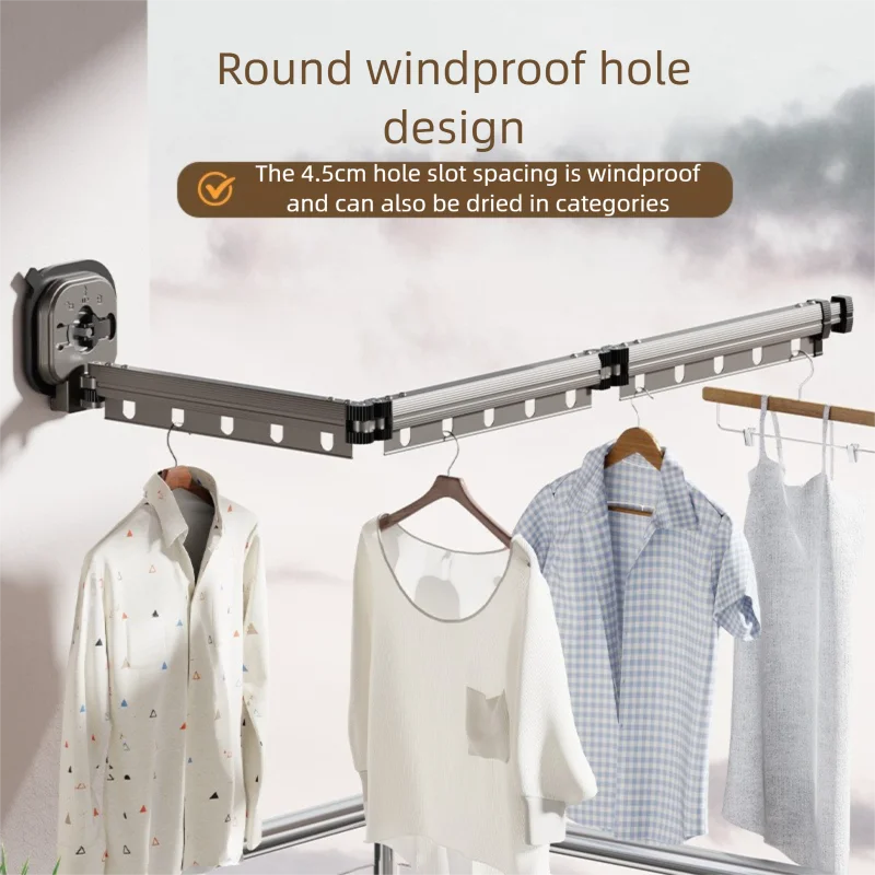 Telescopic Clothes Drying Rack for apartment balcony