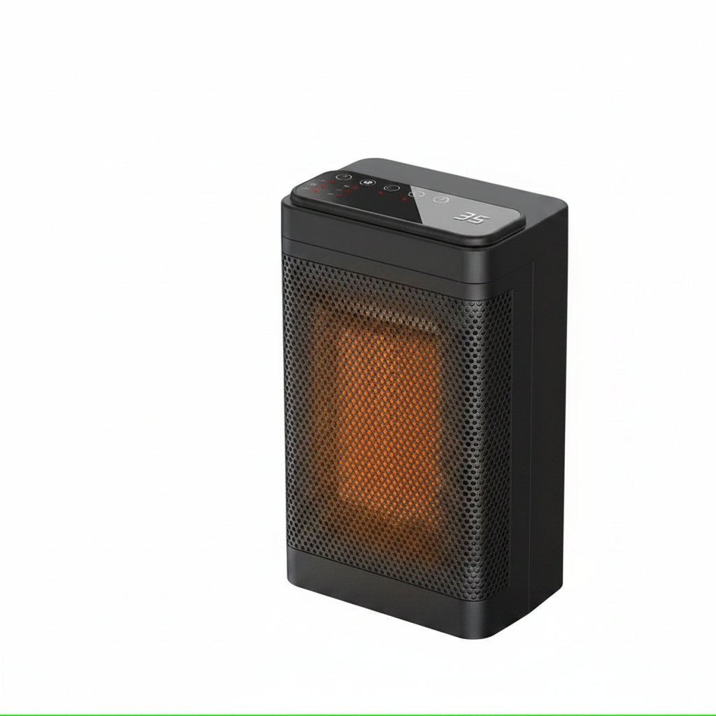 Origin Portable Electric PTC Fan Heater With Remote Control 1200-2000W Constant Temperature For 20-30 Sqm