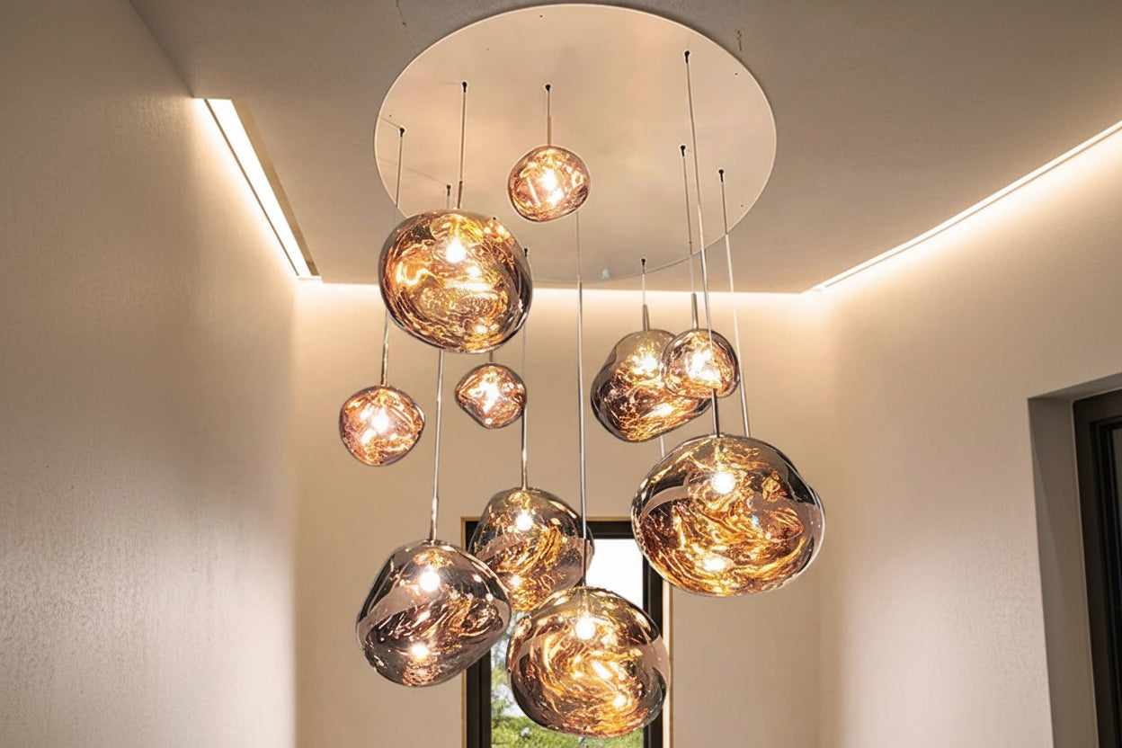 Nordic LED Glass Pendant Light elegant home lighting