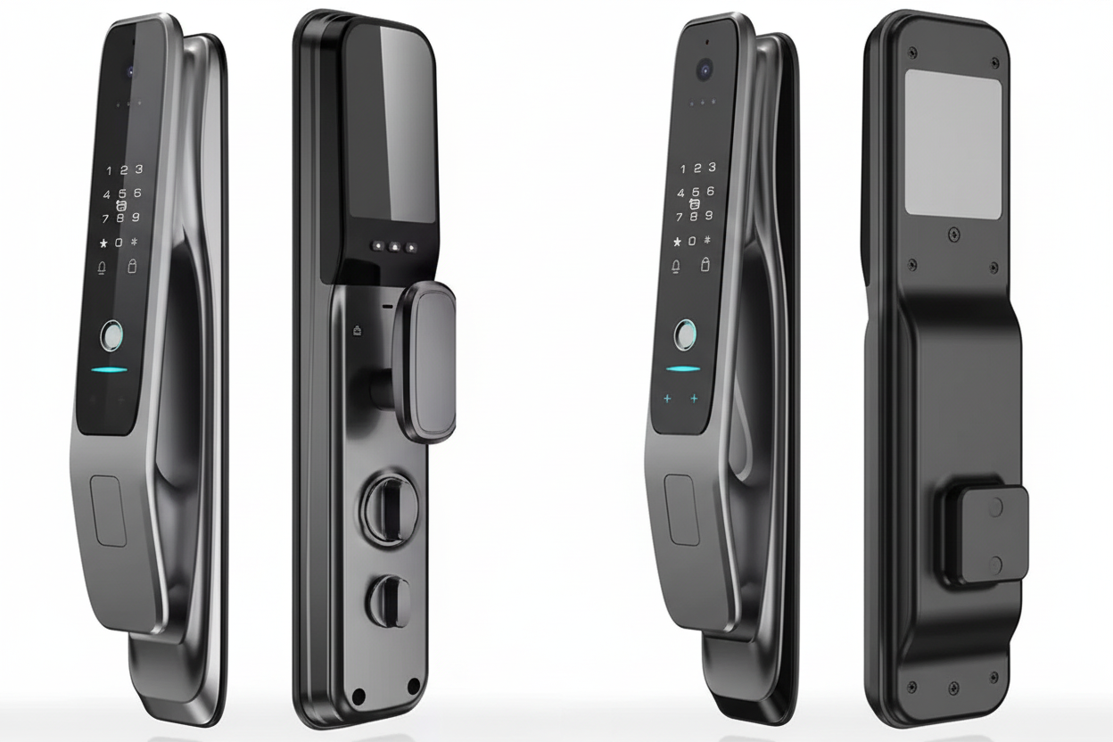 HX5 Smart Door Lock | 3D Face Recognition, WiFi Camera & RFID | Tuya Compatible | Home Security