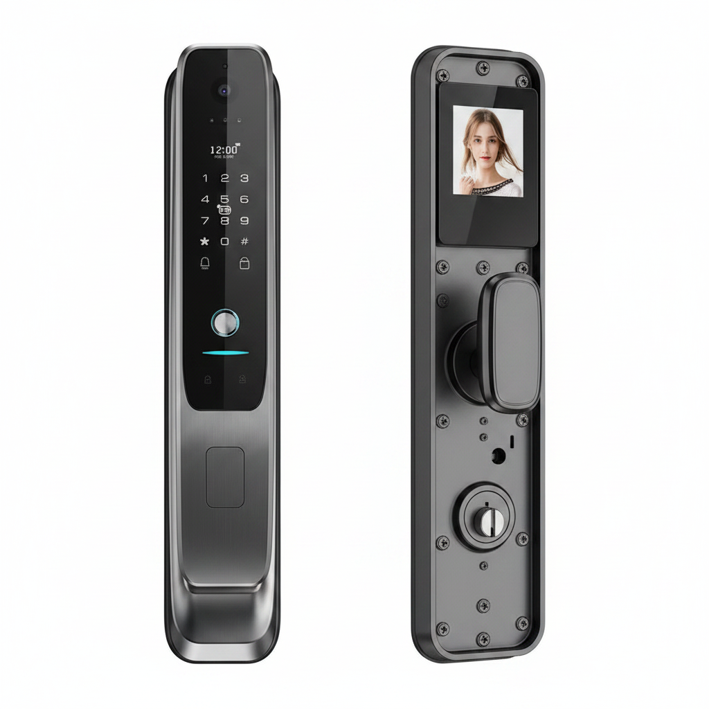 HX5 Smart Door Lock | 3D Face Recognition, WiFi Camera & RFID | Tuya Compatible | Home Security