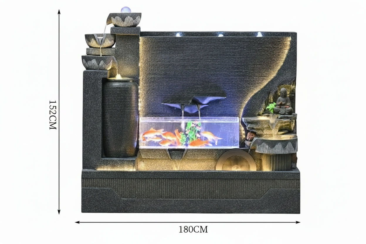 Outdoor Fish Pond Fountain for garden and patio