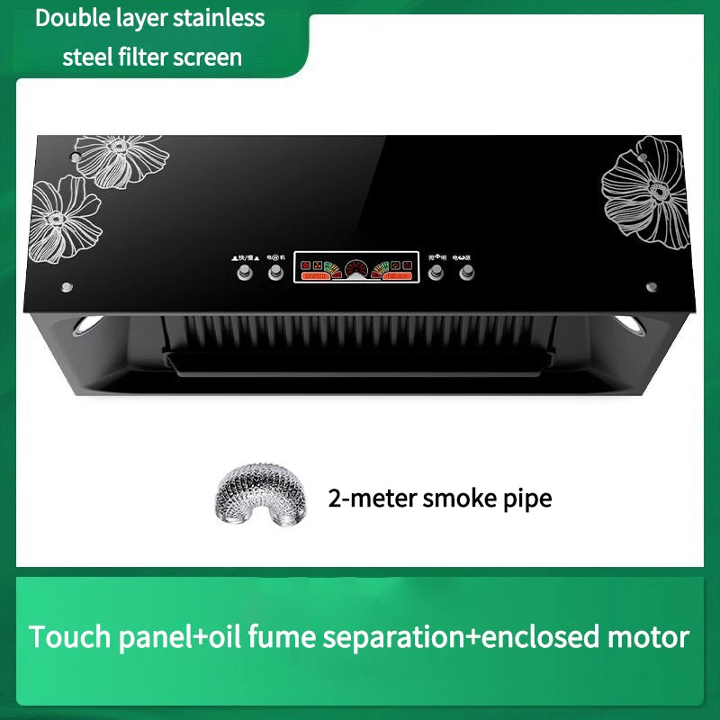 Kitchen Exhaust Hood 200W cooking ventilation system
