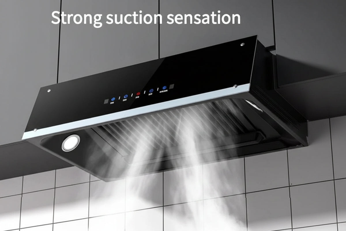 Kitchen Exhaust Hood 200W top suction cooker hood
