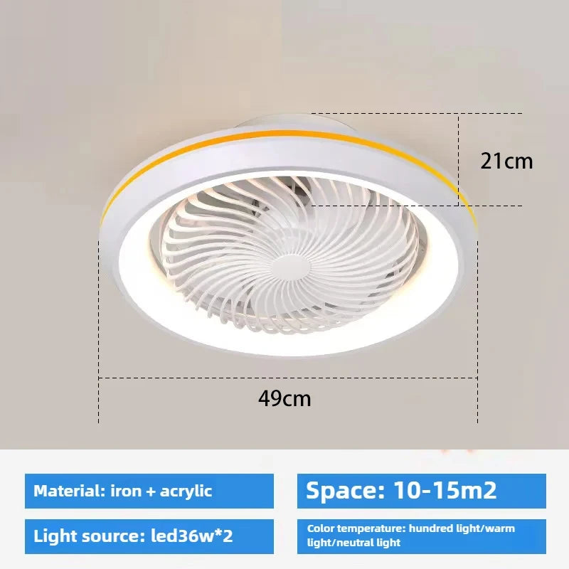Flush Mount Ceiling Fan with Light modern ceiling fixture