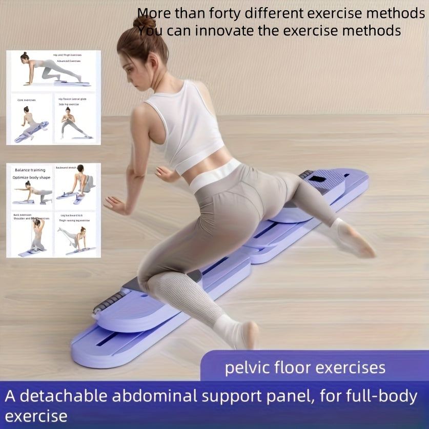 Pilates Ski Machine full body core workout board for home