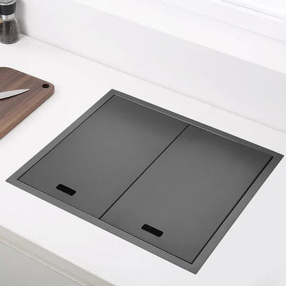 Black Stainless Steel Kitchen Sink contemporary countertop fixture