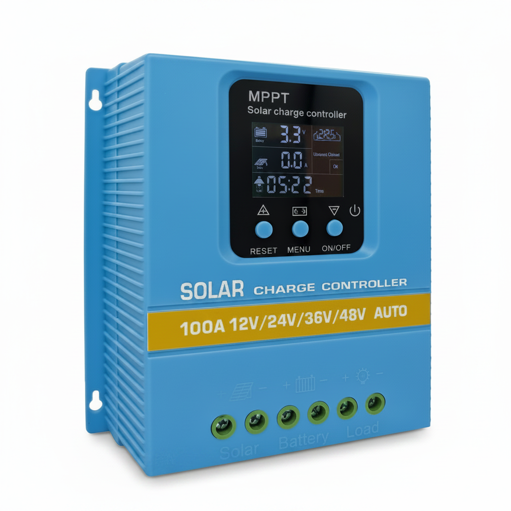 Solar Charge Controller 100A Dual USB 3 Stage