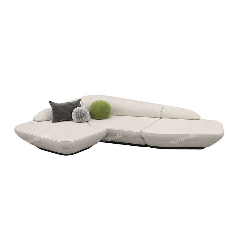 Modern Curved Gaming Sofa sculptural seating design