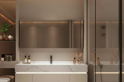 Bathroom Storage Cabinet with Mirror modern bathroom furniture