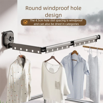 Telescopic Clothes Drying Rack for apartment balcony