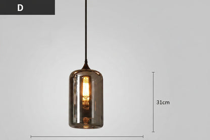 LED Glass Ball Pendant Light modern dining room lighting