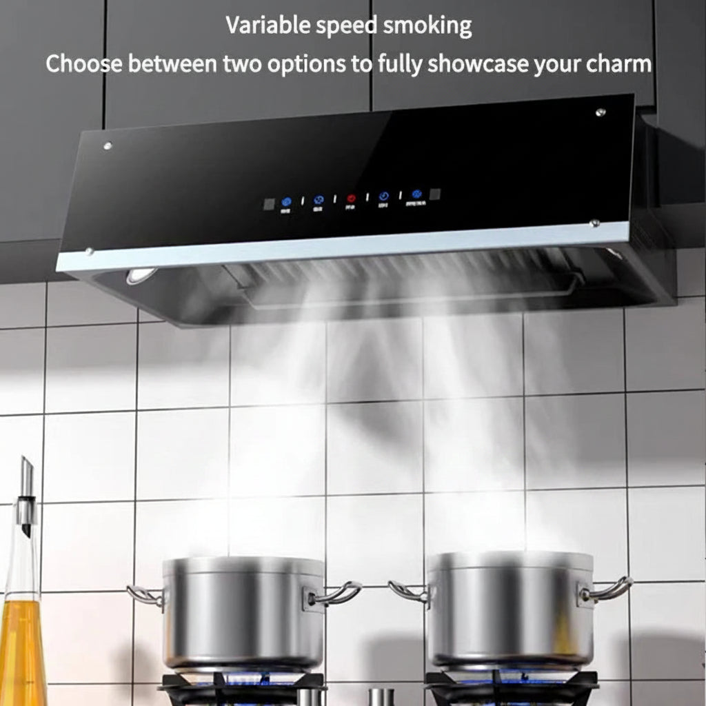 Kitchen Exhaust Hood 200W top suction cooker hood