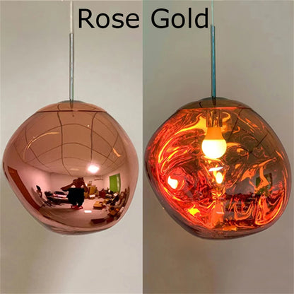 Nordic LED Glass Pendant Light minimalist home lighting
