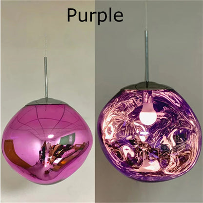 Nordic LED Glass Pendant Light modern glass design