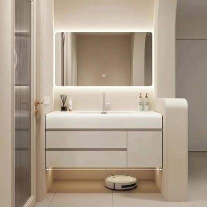 Luxury Bathroom Vanity Cabinet elegant integrated basin
