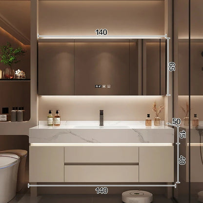 Bathroom Storage Cabinet with Mirror space saving wall organizer