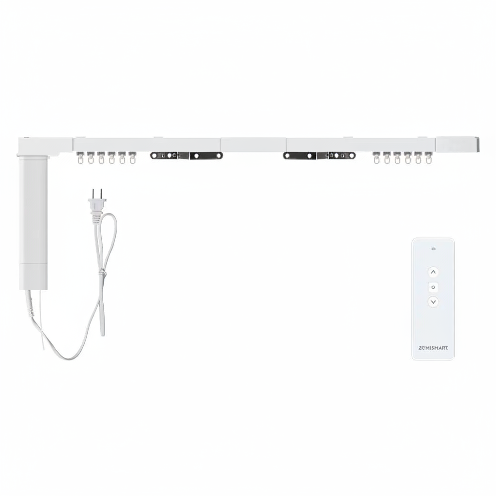Zemismart Zigbee 3.0 Smart Curtain Track funktioniert mit Tuya Zigbee Hub SmartThings Alexa Google Home Assistant Elektrische Vorhänge
