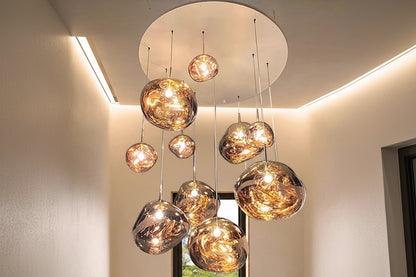 Nordic LED Glass Pendant Light elegant home lighting