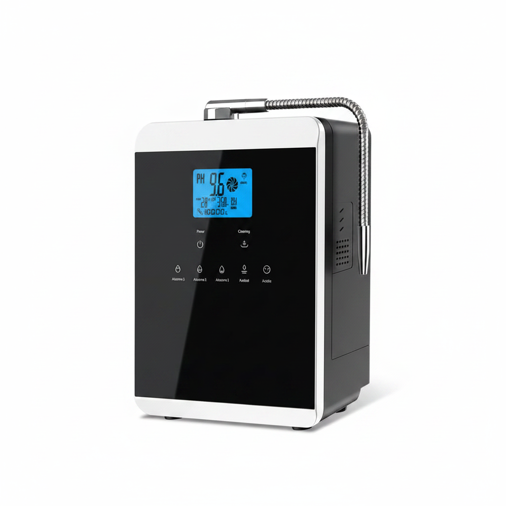 11 Platten Platinbeschichtung Alkalischer Wasserionisator Haushalts-PH 4,5~10,5 Alkalisch-Saurer Wasserionisator für Zuhause