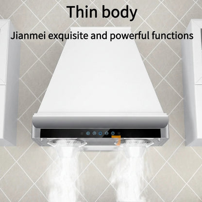 Ultrathin Range Hood with dual motor suction system