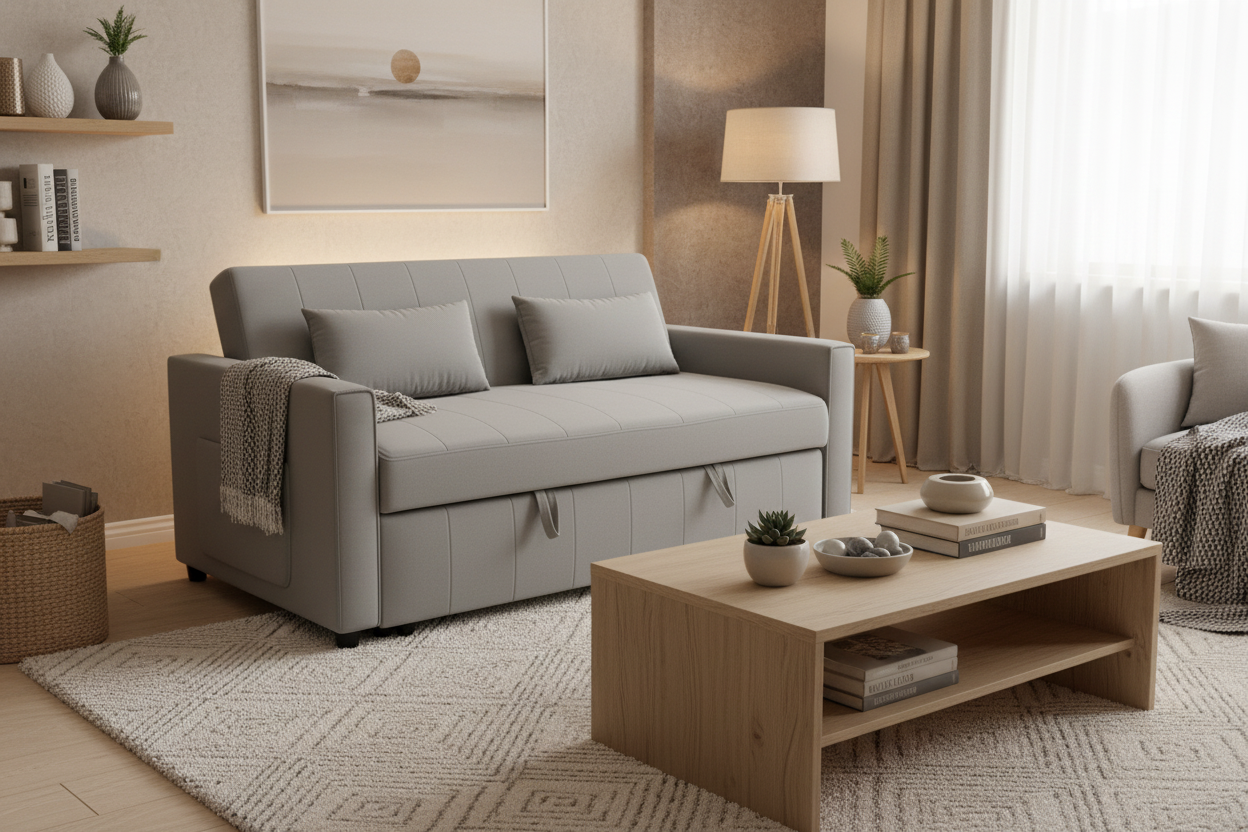 in 1 Convertible Sleeper Sofa Bed,55.51 Velvet Futon Sofa Bed, Pull Out Couch for BedroomampLiving Room, Loveseat Sofa Bed with