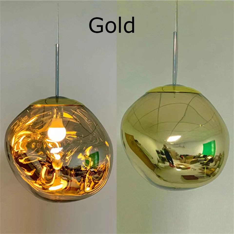 Nordic LED Glass Pendant Light for living room
