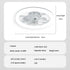 Flush Mount Ceiling Fan with Light for modern bedroom