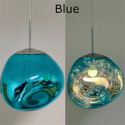 Nordic LED Glass Pendant Light contemporary kitchen decor