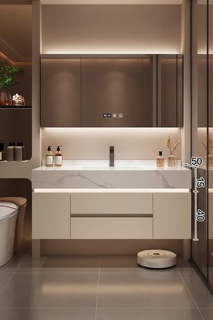 Bathroom Storage Cabinet with Mirror contemporary vanity storage