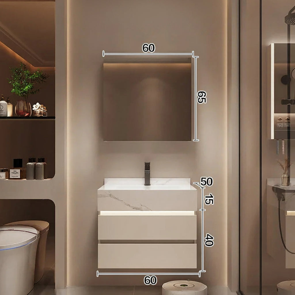 Bathroom Storage Cabinet with Mirror space saving wall organizer
