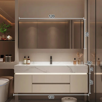 Bathroom Storage Cabinet with Mirror modern bathroom furniture