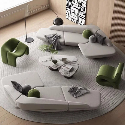 Modern Curved Gaming Sofa for luxury lounge interior