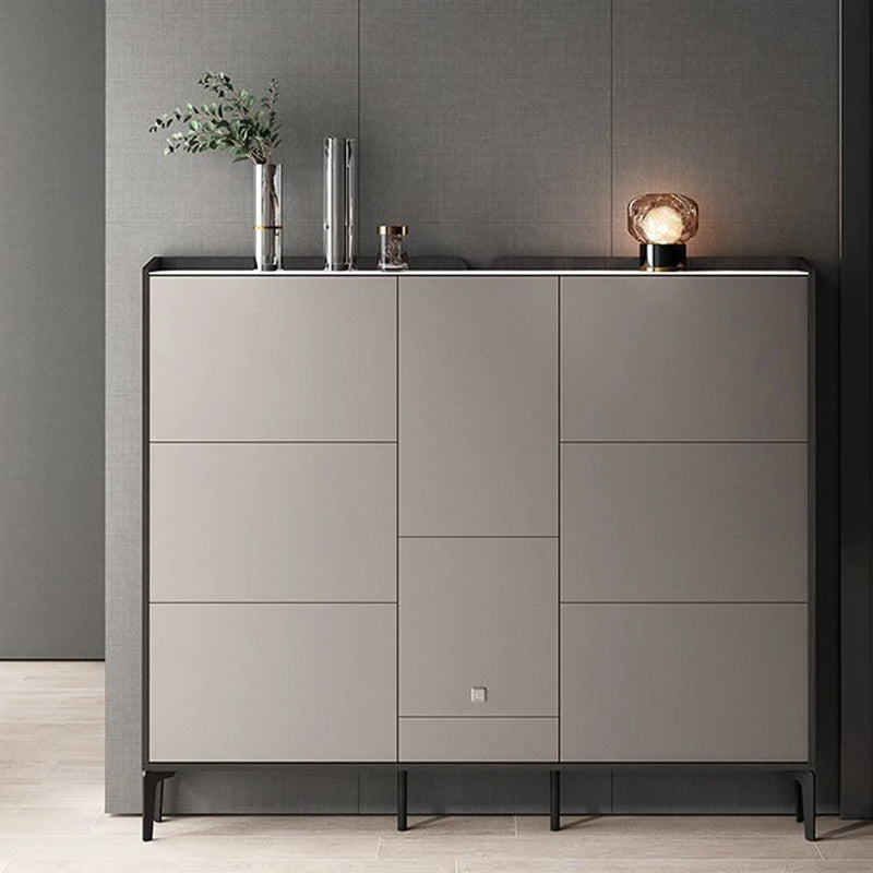 Modern Shoe Storage Cabinet with shelves and shoe rack