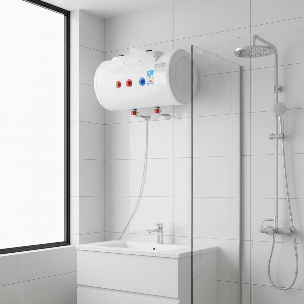 New Electric Hot Water Heater Warmer Heating Heat Tank Bathroom Shower House 35L