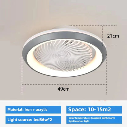 Flush Mount Ceiling Fan with Light modern ceiling fixture