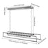 Retractable Ceiling Clothes Drying Rack with integrated LED light