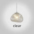 Smoke Gray Glass Pendant Light for dining room