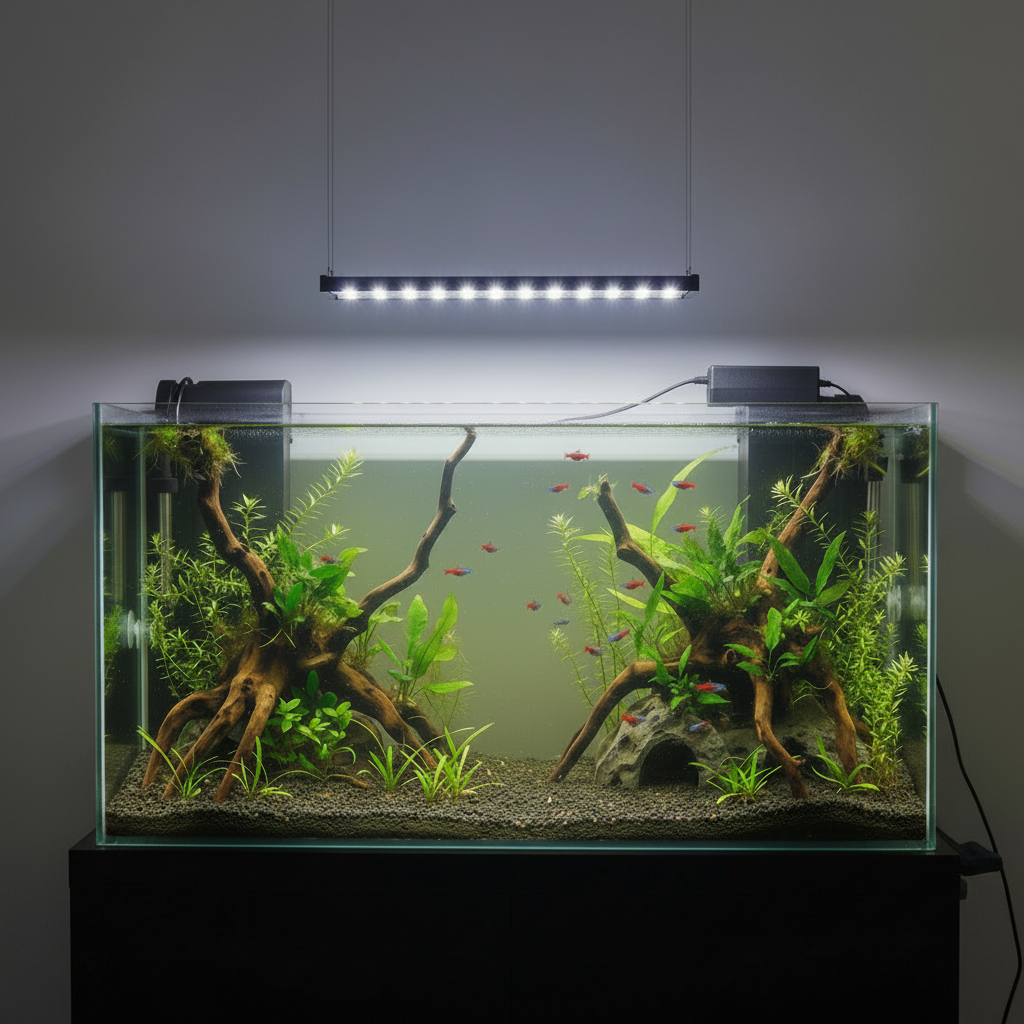 Aquarium LED Light Full Spectrum For Native Stream Fish Tank Vibrant Growth