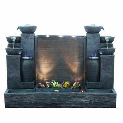 Outdoor Fish Pond Fountain Feng Shui water bowl