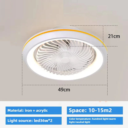 Flush Mount Ceiling Fan with Light modern ceiling fixture