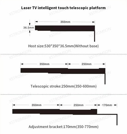 Motorized UST Projector Stand for ultra short throw projector